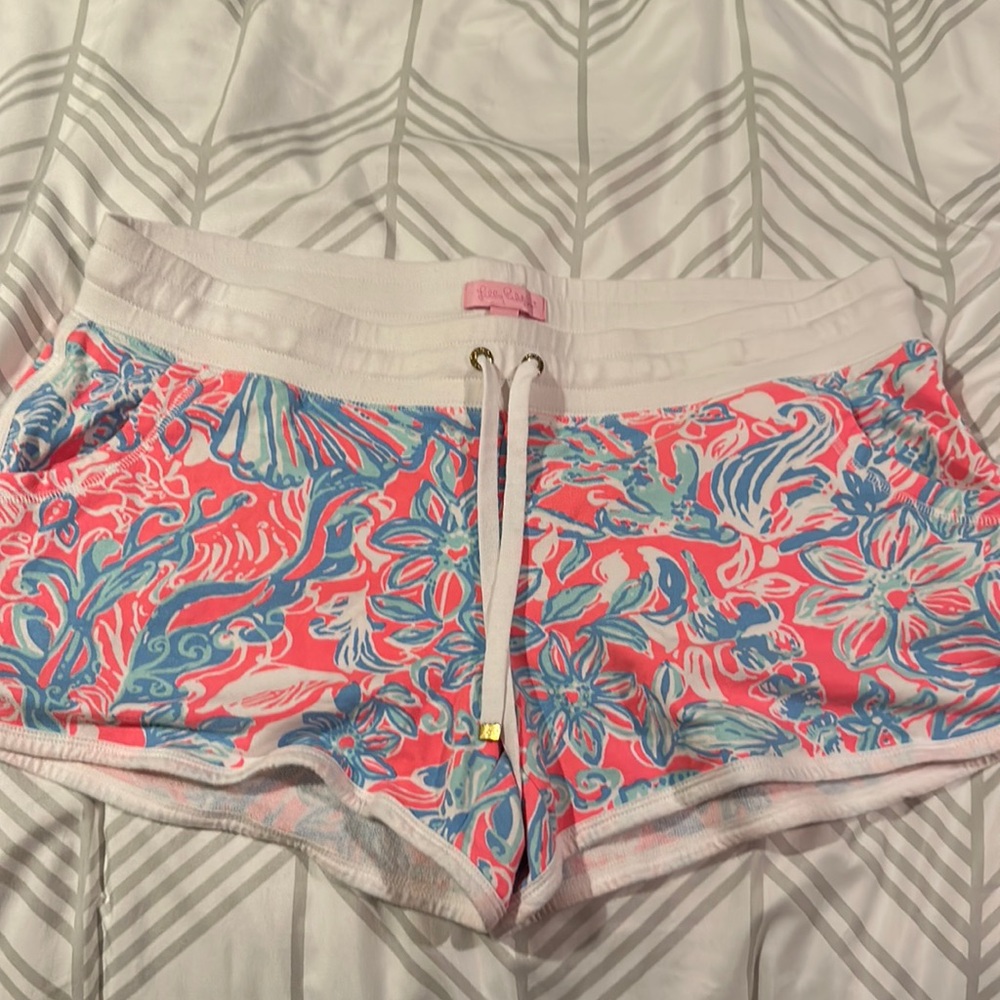 lilly pulitzer cotton shorts